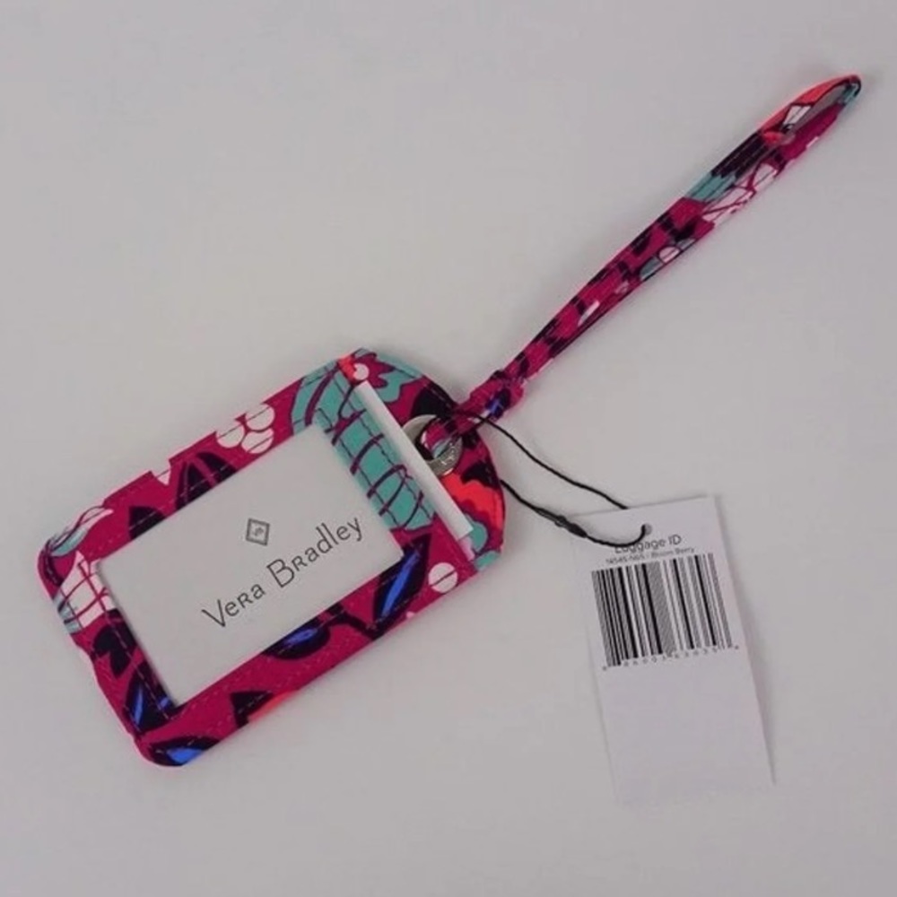 2/$25 Vera Bradley Luggage Tag Bloom Berry